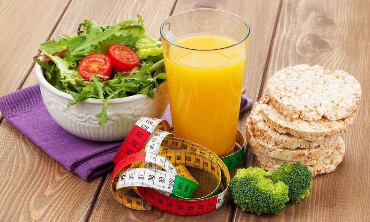 vegetable bread and juice to lose weight for a month