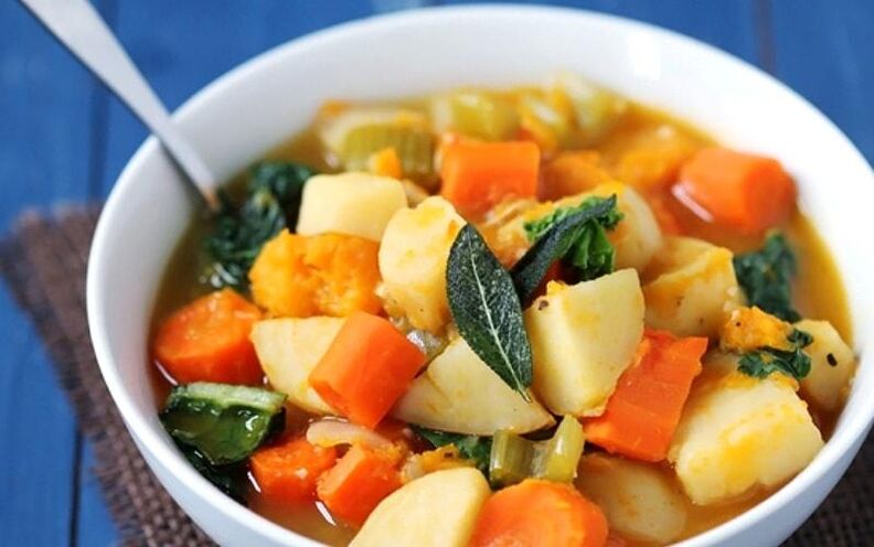 Vegetable stew a simple and healthy dish in the menu of patients with pancreatitis