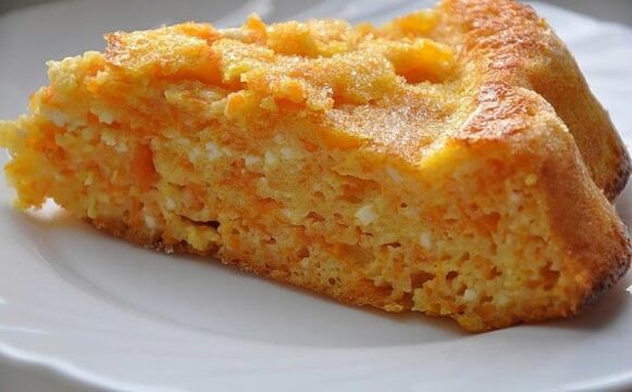 Carrot casserole a delicious dessert to lose weight with the Maggi diet
